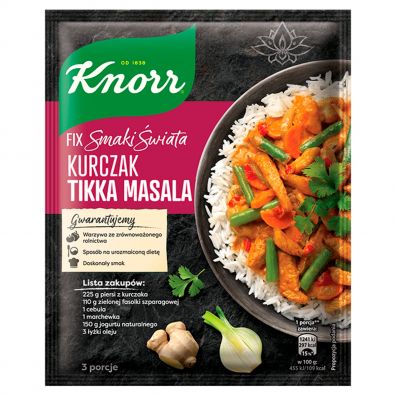 Knorr Fix Smaki wiata Kurczak Tikka Masala 36 g