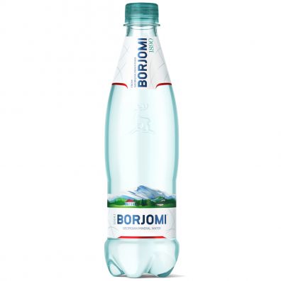Borjomi Naturalna woda mineralna wysokozmineralizowana w butelce plastikowej 500 ml