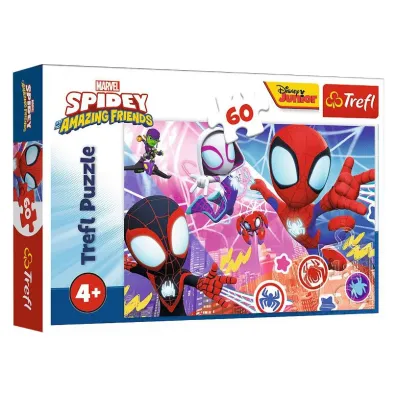 Puzzle 60 el. Bohaterska przygoda Trefl