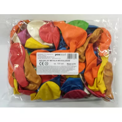 Polsirhurt Balony Metalik 10 cali