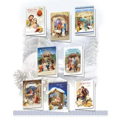 Top Graphic Karnet B6 Bo�e Narodzenie BBN religia (10 szt) MIX