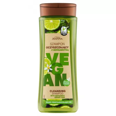 Joanna Vegan szampon oczyszczajcy z bergamotk 300 ml