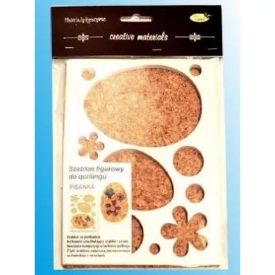 Galeria Hobby Szablon figurowy do quillingu pisanka 14.5x19cm