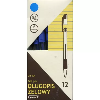 Grand Dugopis elowy GR-101 niebieski 12 szt.