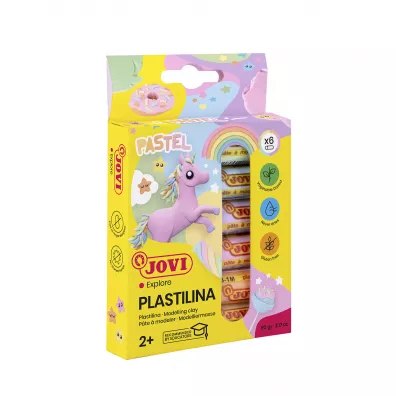 Jovi Plastelina pastelowa 6x15g