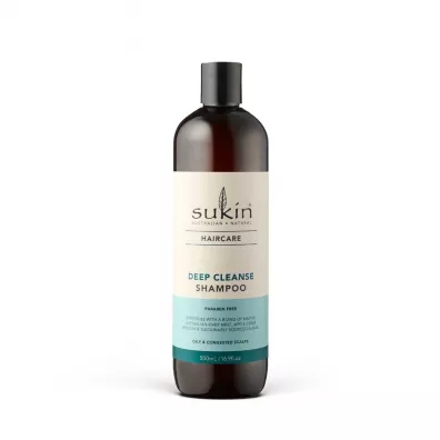 Sukin Deep Cleanse Szampon g��boko oczyszczaj�cy w�osy 500 ml