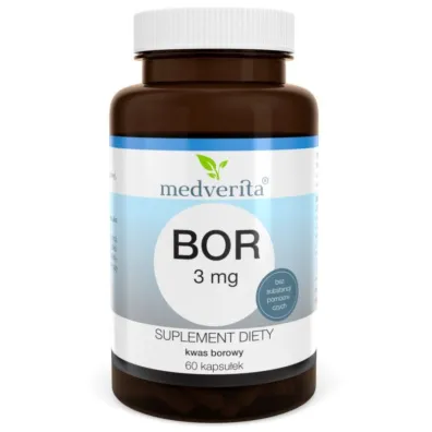 Medverita Bor 3 mg Suplement diety 60 kaps.