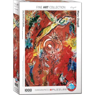 Puzzle 1000 el. Triumf muzyki Chagalla Eurographics