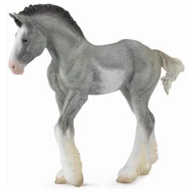 �rebi� Clydesdale Foal Blue Roan