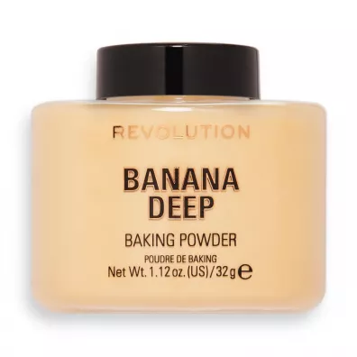 Makeup Revolution Sypki puder do twarzy Banana Deep 32 g