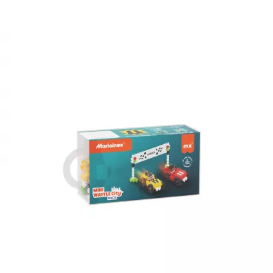 Mini Waffle City Klocki konstrukcyjne Mini Waffle 80 element�w City Wy�cig MARIOINEX 903179