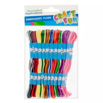 Craft with Fun Ozdoba dekoracyjna mulina mix 10 szt.