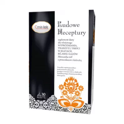 Mir-Lek Ludowe Receptury: wyprnienia, zaparcia - Suplement diety 30 x 2,5 g