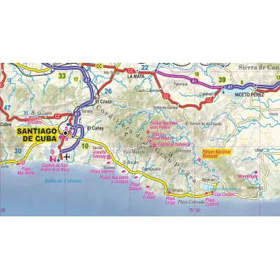 Cuba adventure map 1:650 000 laminat 2024