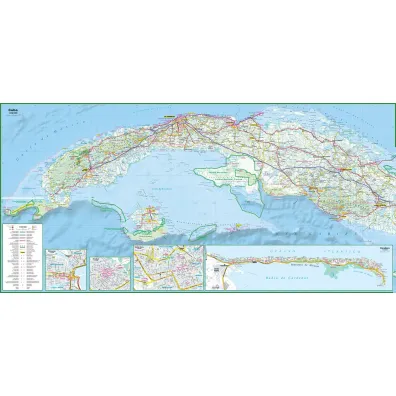 Cuba adventure map 1:650 000 laminat 2024