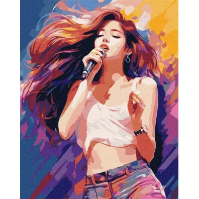 Ideyka Malowanie po numerach - Magiczny g�os 40x50cm