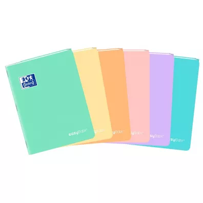 Zeszyt A4 Oxford EasyBook Pastel 60 kartek, kratka z marginesem