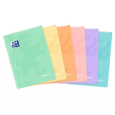 Zeszyt A4 Oxford EasyBook Pastel 60 kartek, kratka z marginesem