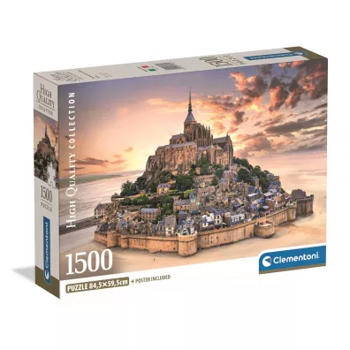 Puzzle 1500 The Mount Saint - Michel Rising Clementoni