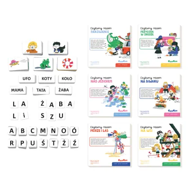 Ksi��eczka edukacyjna nauka czytania 2 3 4 5  CZU CZU SZ-501416