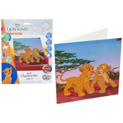 Diamentowa mozika Simba i Nela 18x18cm Pro Kids