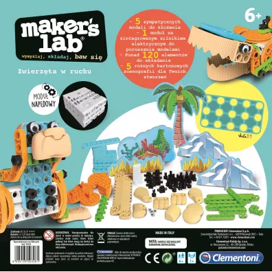 Zwierzta w ruchu. Maker's Lab