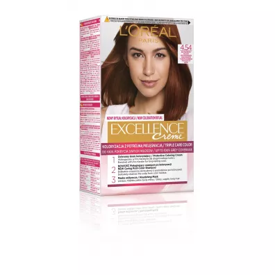 LOreal Paris Excellence Creme farba do w�os�w 4.54 Br�z Mahoniowo-Miedziany