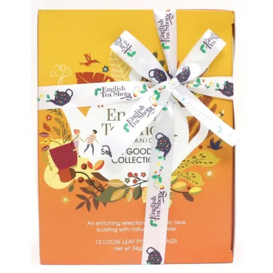 English Tea Shop Organic Kolekcja herbatek owocowo-zio�owych piramidki (super goodness - 6 smak�w) 12 x 2 g Bio