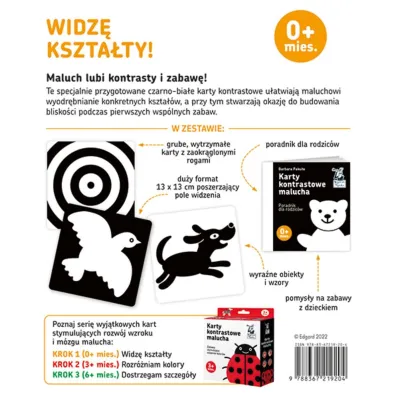 Widz� kszta�ty! Karty kontrastowe malucha 0 mies.+
