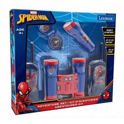 Zestaw przygodowy Spider-Man z krótkofalówkami, lornetką i kompasem RPTW12SP