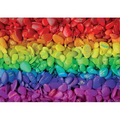 Puzzle 500 el. Kolorowe kamienie Educa