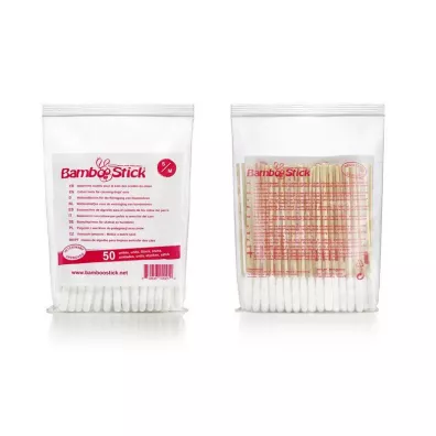 BambooStick Patyczki bambusowe do czyszczenia uszu psa, S/M