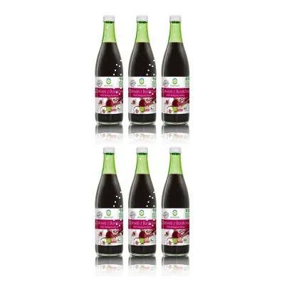 Bio Food Zakwas z burak�w 100% kiszony Zestaw 6 x 500 ml Bio