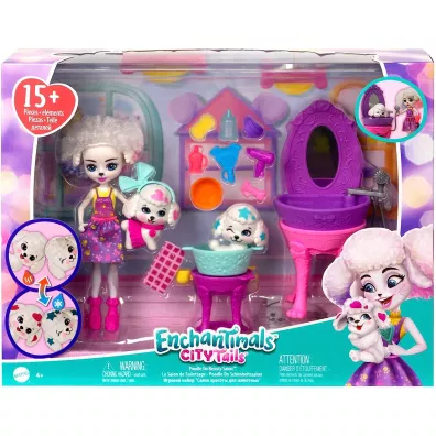 Enchantimals Zestaw Salon piknoci pudelkw Mattel