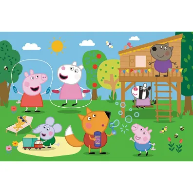 Puzzle maxi 24 el. Peppa Pig. Zabawy na polanie Trefl
