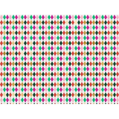 PartyDeco Papier do pakowania Romby 70 x 200 cm