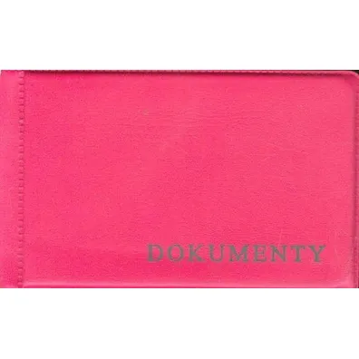 Ok�adka na dokumenty PVC New Colours r�owa BIURFOL KOD-02-03