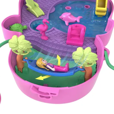 Polly Pocket. Kompaktowa torebka Urocze ma�pki Mattel