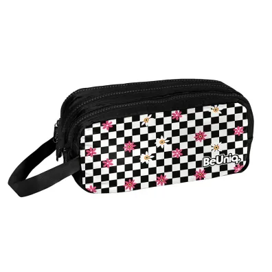 Paso Pi�rnik saszetka w kratk�-kwiatki BeUniq BU26RK-057