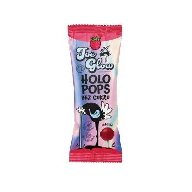 Joe Glow Lizak kulka holo pops o smaku malinowym z witamin� d i c bez cukru 8 g