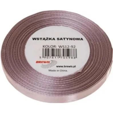 Wst��ka satynowa pudrowy r� 6mm x 32m
