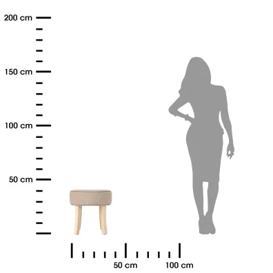 Atmosphera Taboret Adriel be�owy velvet