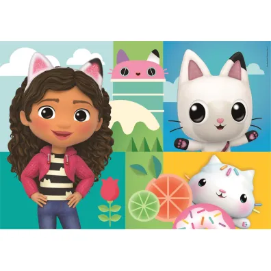 Puzzle 30 el. SuperColor. Koci Domek Gabi Clementoni