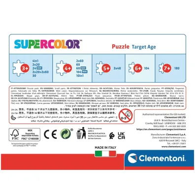 Puzzle 30 el. SuperColor. Koci Domek Gabi Clementoni