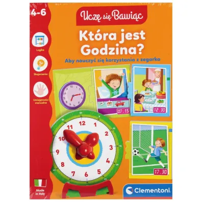 Kt�ra jest godzina gra edukacyjna 4-6l CLEMENTONI 50413  CLM