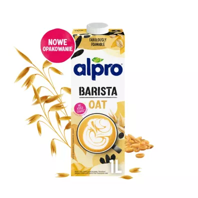 Alpro Barista do kawy - Napj Owsiany bez dodatku cukru 1 l