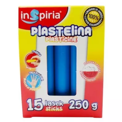 InSpiria Plastelina niebieska 250g