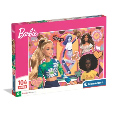 Puzzle 104 elementy Barbie CLEMENTONI 25007
