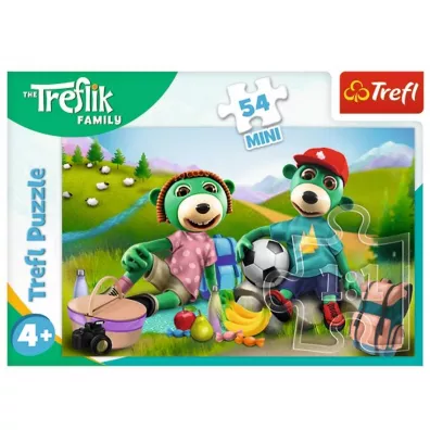 Puzzle mini 54 el. Weso�y �wiat Treflik�w 4