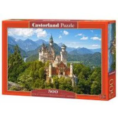 Puzzle 500 el. Widok na zamek Neuschwanstein Niemcy Castorland